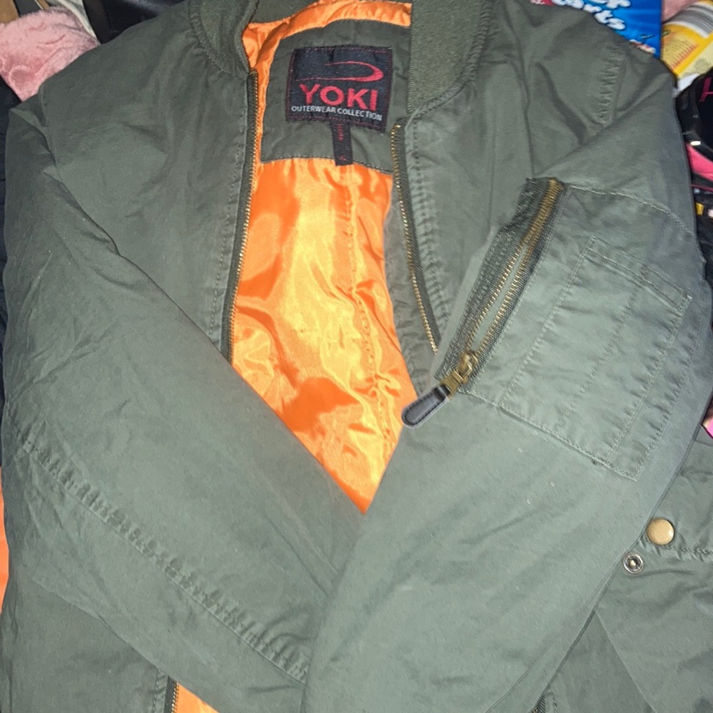 It is a yoki jacket for $20 only worn once